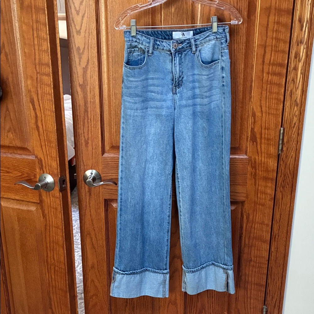 Flying Angel Flare Cuffed Jeans, size 1/25